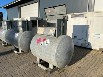 Storage tank dieseltank Rietberg 1000 liter Dieseltank Gegalvaniseerd IBC met keuring !: picture 2