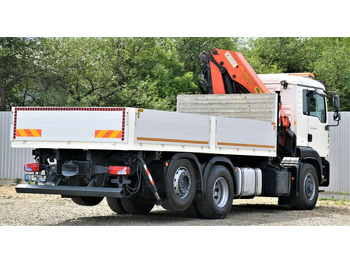 Crane truck MAN TGA 26.430 Pritsche 5,50m + KRAN + FUNK/6-4H2: picture 5