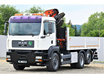 Crane truck MAN TGA 26.430 Pritsche 5,50m + KRAN + FUNK/6-4H2: picture 2