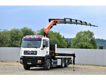 Crane truck MAN TGA 26.430 Pritsche 5,50m + KRAN + FUNK/6-4H2: picture 3