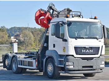 Hook lift truck, Crane truck MAN TGS 26.360 Abrollkipper* KESLA 2114 Z * TOP MAN TGS 26.360 Abrollkipper* KESLA 2114 Z * TOP: picture 3 Hook lift truck, Crane truck MAN TGS 26.360 Abrollkipper* KESLA 2114 Z * TOP MAN TGS 26.360 Abrollkipper* KESLA 2114 Z * TOP: picture 3