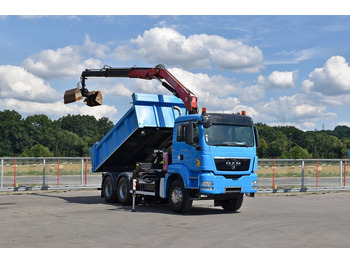 Tipper, Crane truck MAN TGS 26.400 Kipper 4,60m*PK F130A.22 + FUNK/6x4: picture 2 Tipper, Crane truck MAN TGS 26.400 Kipper 4,60m*PK F130A.22 + FUNK/6x4: picture 2