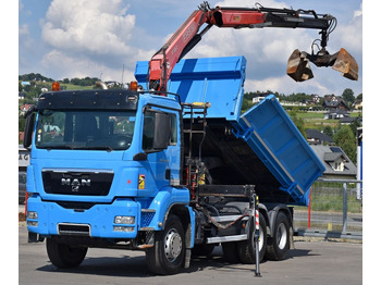 Tipper, Crane truck MAN TGS 26.400 Kipper 4,60m*PK F130A.22 + FUNK/6x4: picture 3 Tipper, Crane truck MAN TGS 26.400 Kipper 4,60m*PK F130A.22 + FUNK/6x4: picture 3