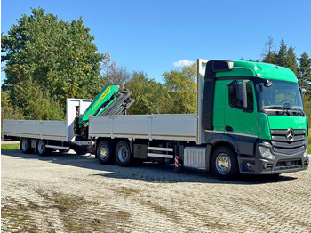 Crane truck Mercedes-Benz ACTROS 2654* PK 34002 - SH C/FUNK+Anhänger* TOP: picture 3