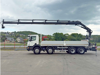 Crane truck, Dropside/ Flatbed truck Scania P 410*PLATFORM 7,00m*HIAB 244 E-5 HIPRO+FUNK/8x4 Scania P 410*PRITSCHE 7,00m*HIAB 244 E-5 HIPRO+FUNK/8x4: picture 5