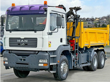 Tipper, Crane truck MAN TGA 33.350 * PK 12000 *6x4 * TOPZUSTAND: picture 4