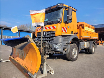 Lease a Mercedes-Benz 2036 AK 4x4 3-Way Meiller Tipper Crane HIAB XS088BS-2HiDuo Mercedes-Benz 2036 AK 4x4 3-Way Meiller Tipper Crane HIAB XS088BS-2HiDuo: picture 3