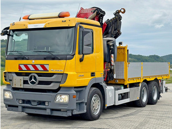 Dropside/ Flatbed truck, Crane truck Mercedes-Benz ACTROS 2646 * FASSI F365AXP.26 + FUNK * 6x4: picture 4
