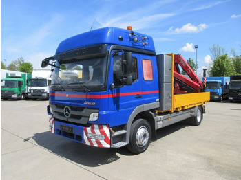 Dropside/ Flatbed truck, Crane truck Mercedes-Benz ATEGO 1224 L: picture 2