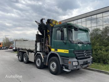 Tipper, Crane truck MERCEDES-BENZ Actros 4144: picture 1