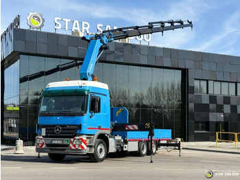 Crane truck Mercedes-Benz  ACTROS 2646L 6x4 PALFINGER 36002 Euro 5 Winch: picture 3