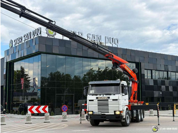 Crane truck Scania  R143 HL 6x2 PALFINGER PK44002 Crane Kran: picture 3