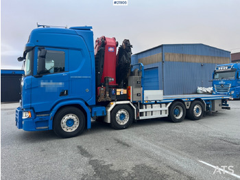 Crane truck SCANIA R 580