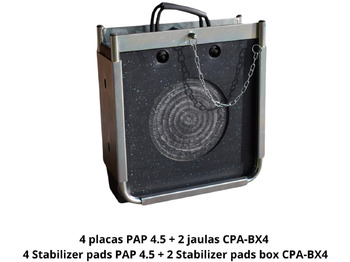 New Spare parts for Loader crane 4 Stabilizer Pads PAP 4.5 + 2 Boxes CPA-BX4 OF-3-4P2J: picture 2