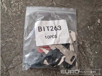 Construction equipment Unused 10Pcs Machine Key Set: picture 3