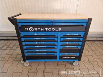 Construction equipment Unused NORTH-TOOL JUMBO-PRO 12 Drawer Tool Cabinet,  Professional Tools: picture 4