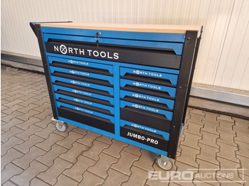 Construction equipment Unused NORTH-TOOL JUMBO-PRO 12 Drawer Tool Cabinet,  Professional Tools: picture 3