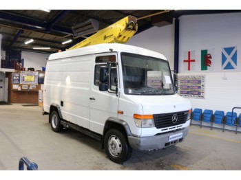 Truck mounted aerial platform MERCEDES VARIO 814D 7.5TON VAN C/W GARDNER DENVER HOIST: picture 1