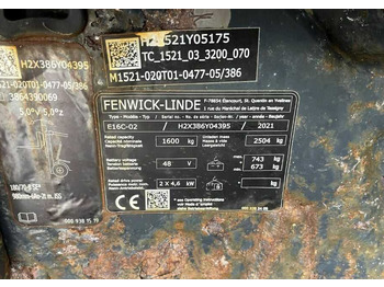 Electric forklift Linde E16C-02: picture 4