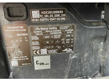 Electric forklift Linde E20L-02: picture 4