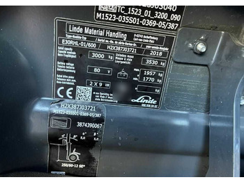 Electric forklift Linde E30RHL/600: picture 4