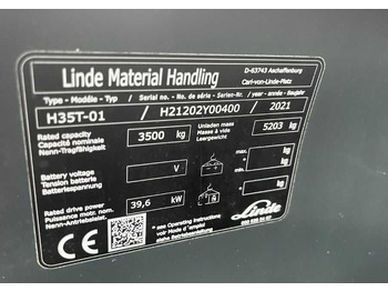 LPG forklift Linde H35T-01: picture 4
