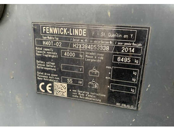 LPG forklift Linde H40T-02: picture 4