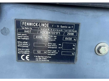 LPG forklift Linde H40T: picture 4