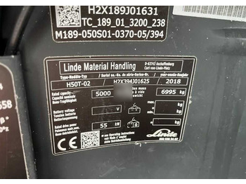 LPG forklift Linde H50T-02: picture 4