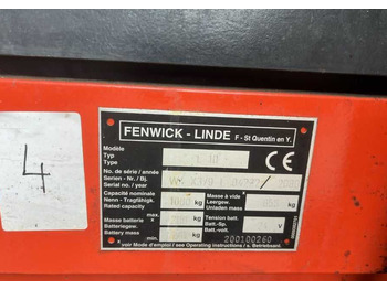 Stacker Linde L10: picture 4