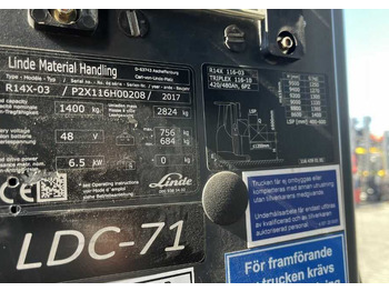 Reach truck Linde R14X: picture 4 Reach truck Linde R14X: picture 4