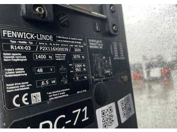 Reach truck Linde R14X: picture 4 Reach truck Linde R14X: picture 4