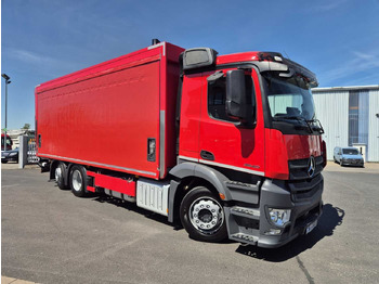 Beverage truck Mercedes-Benz Antos 2540 LnR 6x2 LBW Schiebeplanen AHK: picture 3