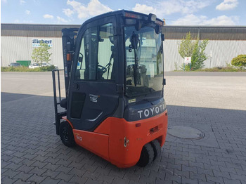 Electric forklift Toyota 8FBET15 / Triplex: 4.30m / nur 3.412h! / 2022: picture 5