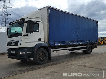 Curtainsider truck MAN TGM 18.250