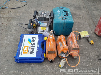 Construction equipment 240 Volt Floor Sander, 110 Volt Poker Unit (3 of), 110 Volt Jigsaw, 110 Volt Circular Saw, Battery Rivet Gun: picture 2
