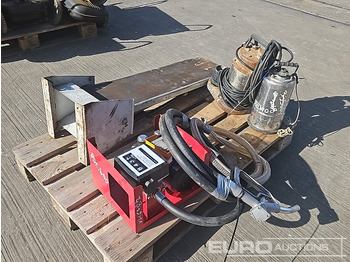 Construction equipment 240Volt Flow Meter to suit Fuel Bowser, 110Volt Submersible Water Pump (2 of), Hinged Work Bench: picture 3