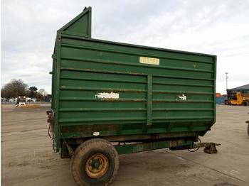 Farm trailer Fraser M80 Single Axle Draw Bar Tipping Sillage Trailer: picture 1