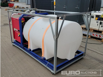 Pressure washer Unused 2024 1000 Litre Static Plastic Water Bowser, Electric Start Hot Water Pressure Washer, Jiang Dong Engine: picture 3
