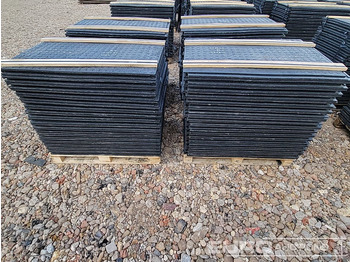 New Construction equipment Unused Pallet of Rubber Road Plates (4 of) - Connectable: picture 4