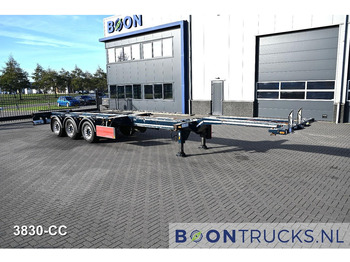 Container transporter/ Swap body semi-trailer D-Tec FLEXITRAILER | 2x20-30-40-45ft HC * 2x LIFT AXLE * MB / DISC * NL TRAILER * APK 03-2026: picture 4