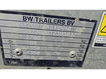 Dropside/ Flatbed trailer BW Trailer 02T: picture 5