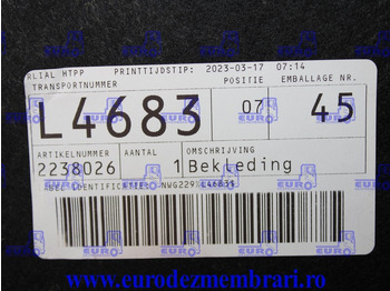 Cab and interior for Truck ELEMENT INTERIOR CABINA DAF XF XG 2238026: picture 3 Cab and interior for Truck ELEMENT INTERIOR CABINA DAF XF XG 2238026: picture 3