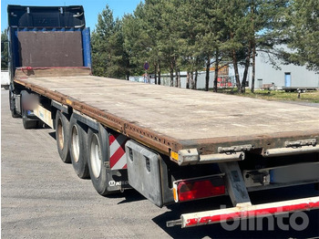 Dropside/ Flatbed semi-trailer KRONE SD