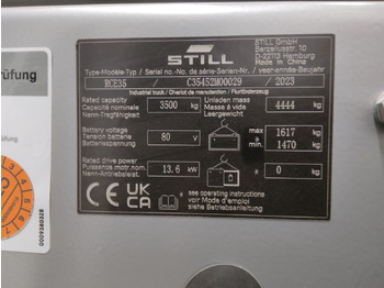 Electric forklift STILL RCE35: picture 5