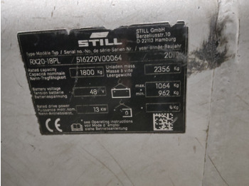 Electric forklift Still RX20-18PL: picture 5