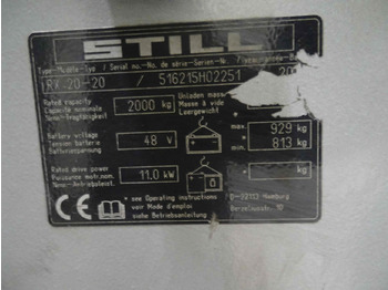 Electric forklift Still RX20-20: picture 5