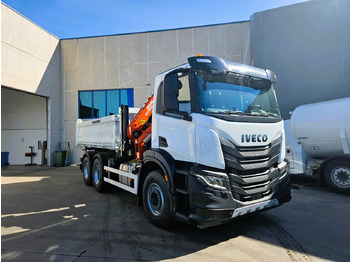 Dropside/ Flatbed truck, Crane truck Iveco: picture 2
