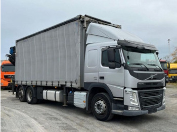 Dropside/ Flatbed truck, Crane truck Volvo FM 420 6x2 Pritsche Heckkran 27m/t,Funk,Jib ,E6: picture 2