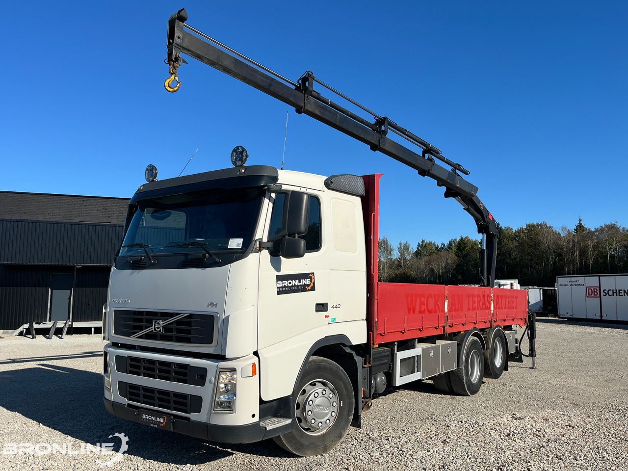 2006 Volvo FH 440 6x2 Flatbed + Crane - Dropside/ Flatbed truck, Crane truck: picture 1 2006 Volvo FH 440 6x2 Flatbed + Crane - Dropside/ Flatbed truck, Crane truck: picture 1